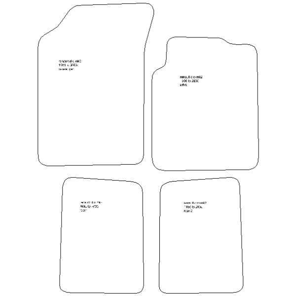 Renault Clio Sport Car Mats